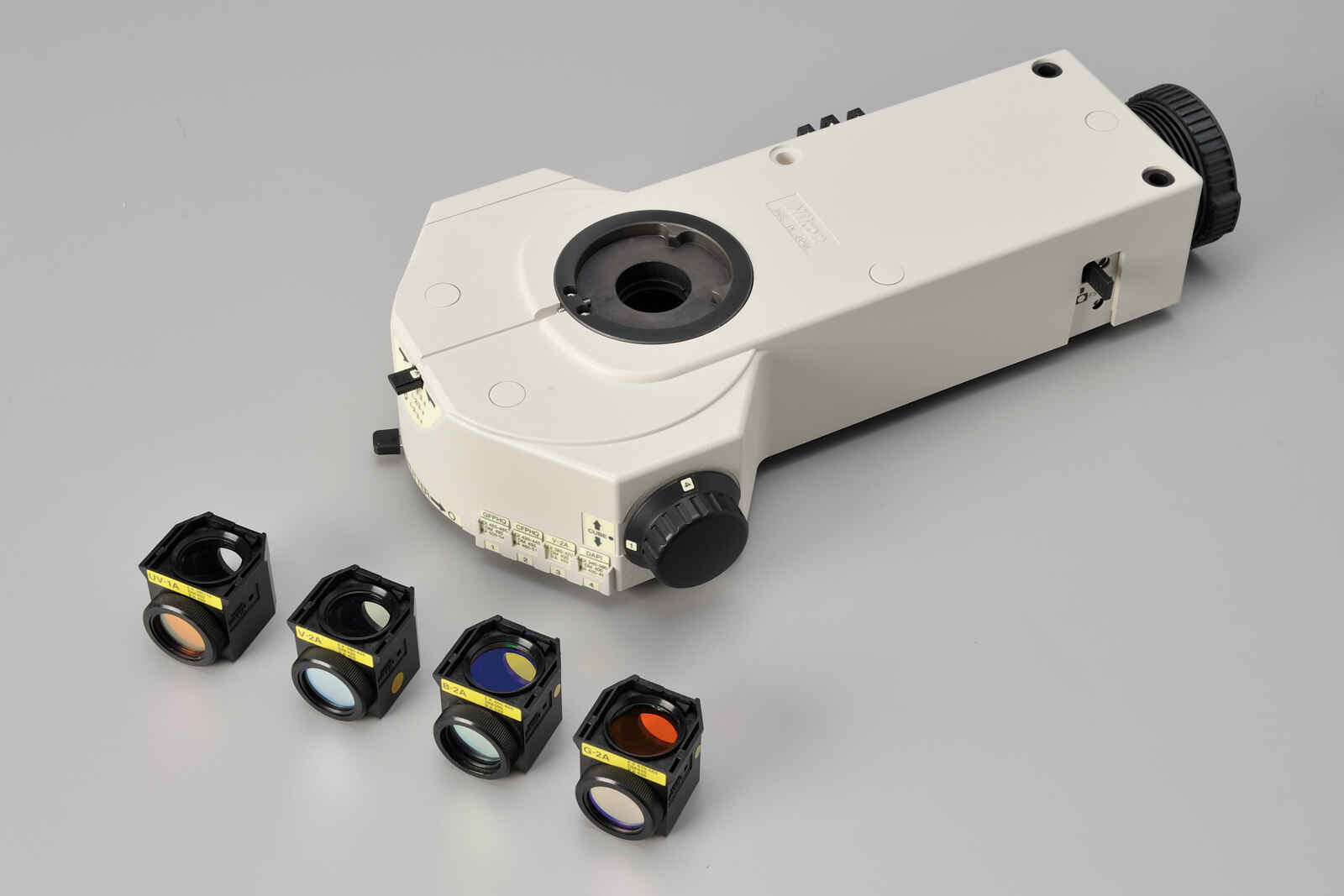 CI-FL epi-fluorescence attachment and filter cubes