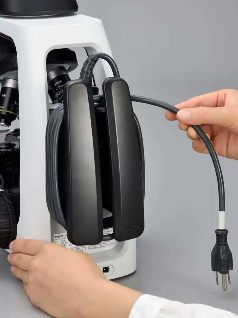 power cord can also be neatly wound up when storing