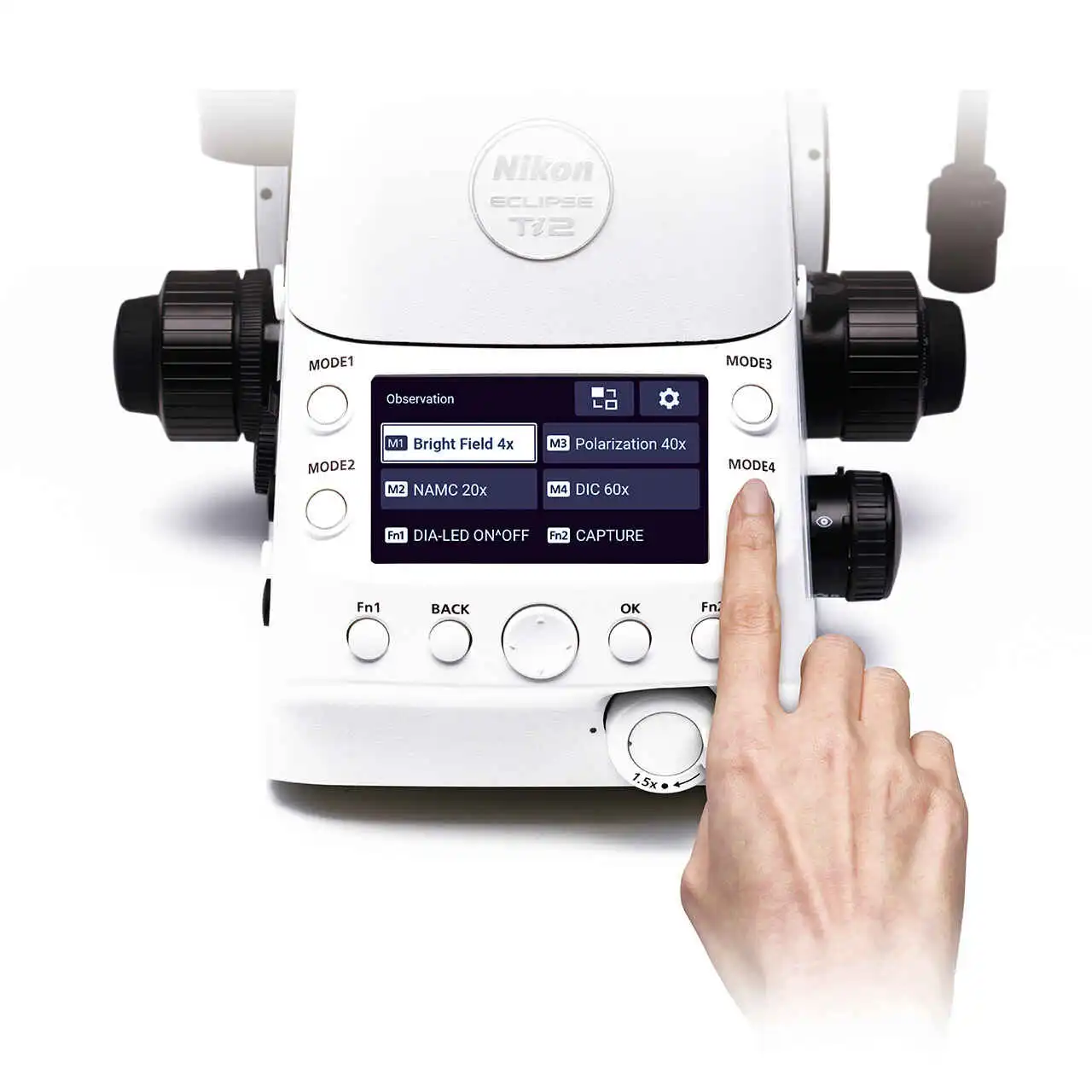 Save time switching observation modes with the push of a button
