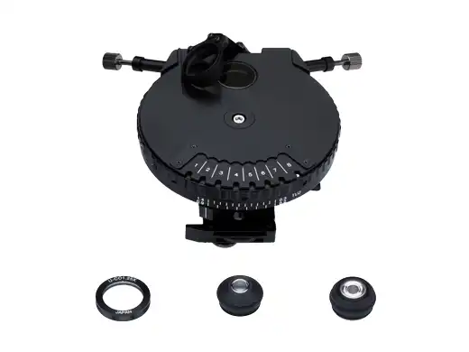 8位通用聚光镜可用于明场、相衬、暗场、偏振光和DIC观察