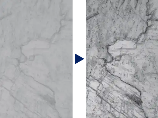 通过HDR增强对比度(样品:切片菱镁矿)